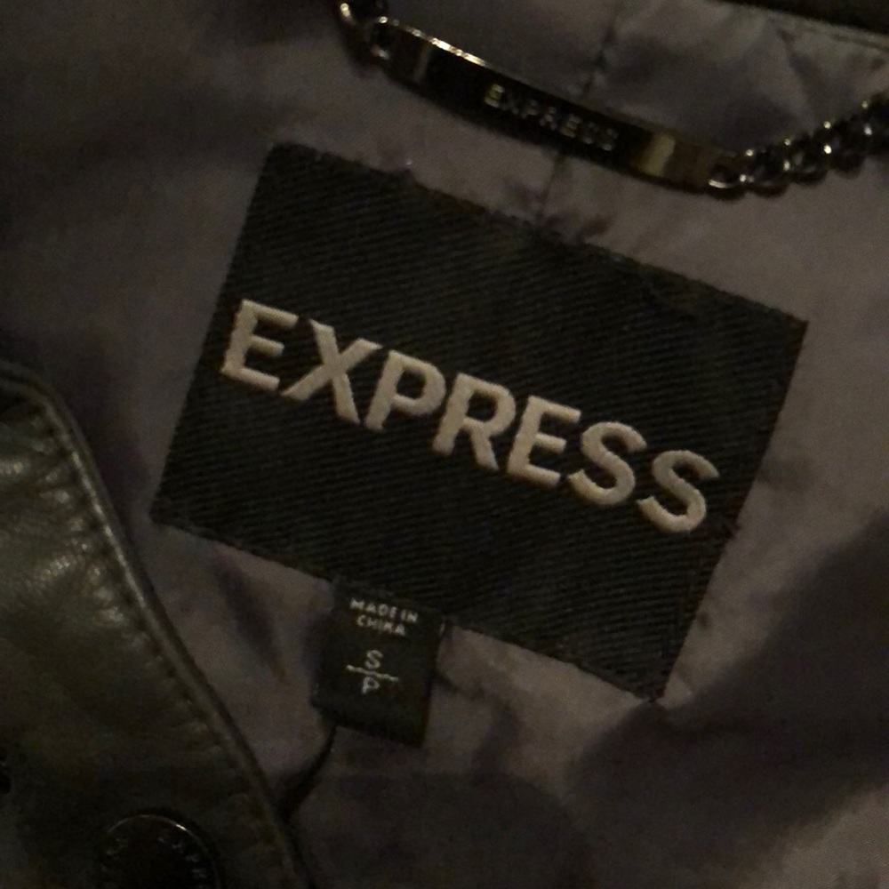 Pleather Jacket From Express - image 2